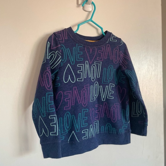 Cat & Jack “Love” Graphic Sweater - Size 3T - Picture 2 of 13